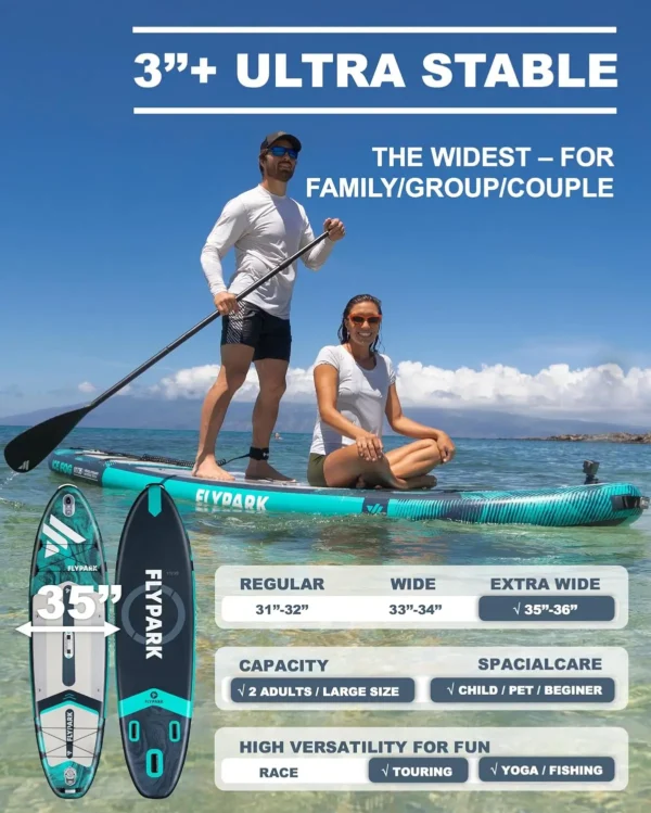 Flypark Aqua Marine – Deluxe Inflatable Paddleboard (Full Kit Included) - Image 3