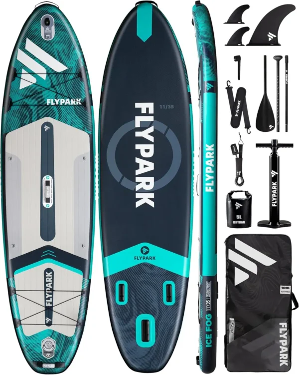 Flypark Aqua Marine – Deluxe Inflatable Paddleboard (Full Kit Included)