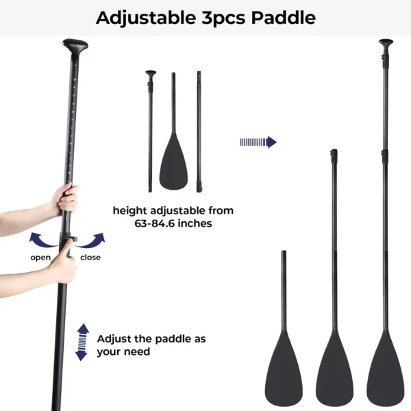 Sunset Glider – Heavy-Duty Inflatable Paddleboard (Full kit included) - Image 3