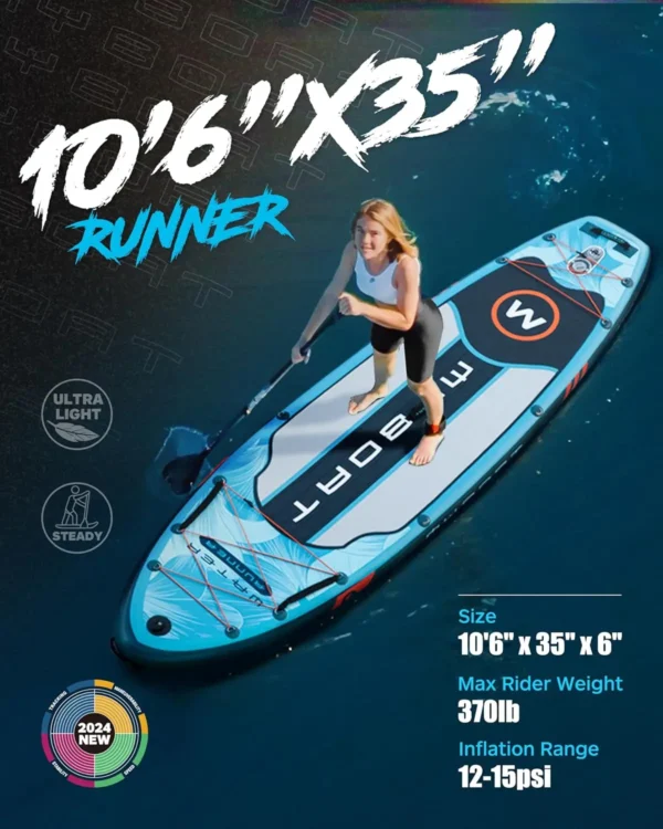 Voyager Pro – Heavy-Duty Inflatable Paddleboard (Full kit included) - Image 2