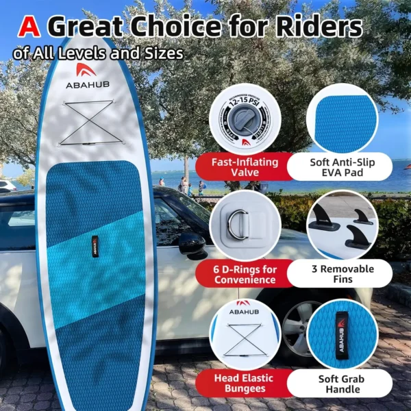 Aqua Avenger– Heavy-Duty Inflatable Paddleboard (Full kit included) - Image 5