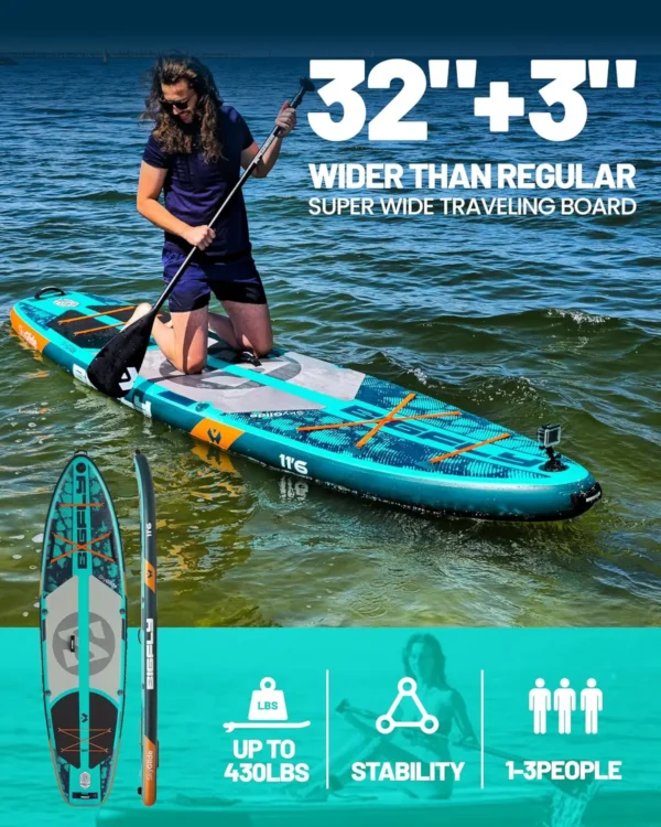 Ultimate Bigfly – Heavy-Duty Inflatable Paddleboard (Full kit included) - Image 3