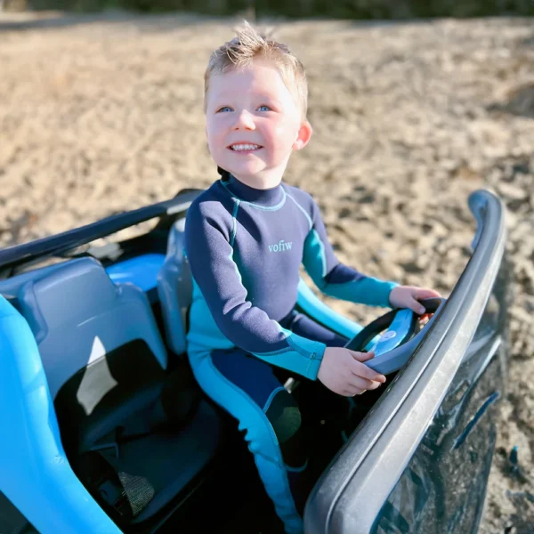 Children's 3MM Neoprene Wetsuit Back Zipper Surfing Snorkeling Swimming Suit Long Sleeves Boys Girls Kids Water Sports Swimwear - Image 2