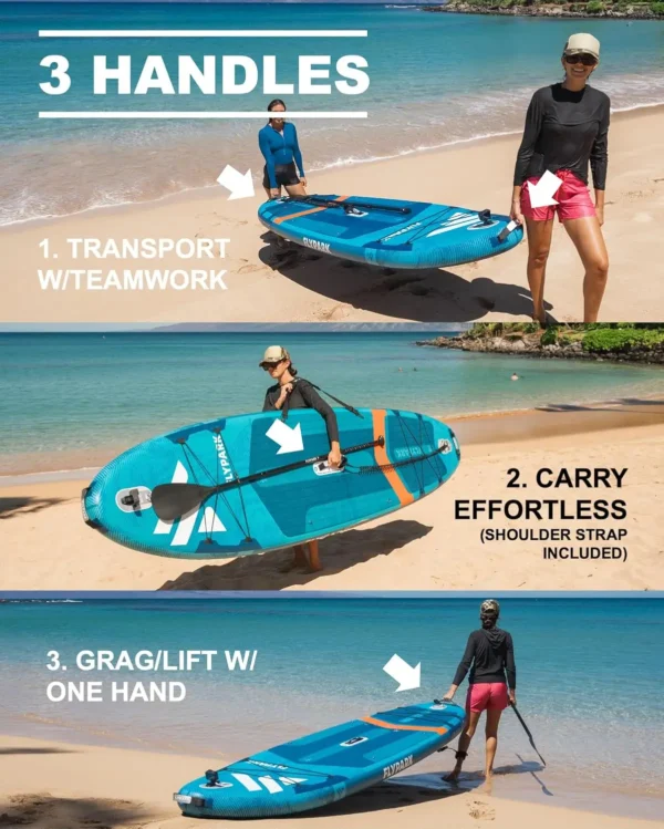 Diablo Azule – Heavy-Duty Inflatable Paddleboard (Full kit included) - Image 4