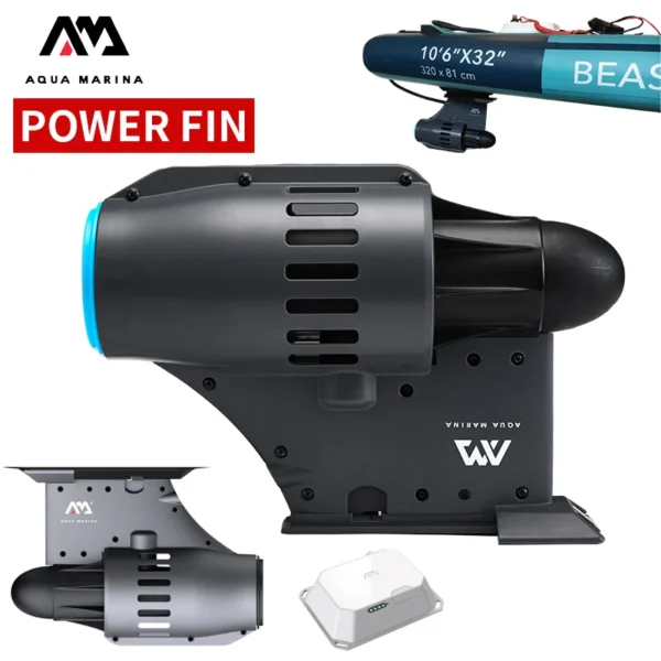 AQUA MARINA Electric Motor Power Fin For Kayak SUP Surfboard Paddle Board Stand Up Surf Push Motor Fishing Surfboard Propeller