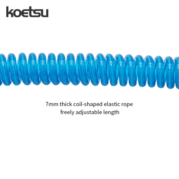KOETSU Sup Board Leash 7MM 2.6ft/9.8ft TPU Stand Up Paddleboard Ankle Rope Surfing Board Foot Leash Hidden Pocket in water - Image 5