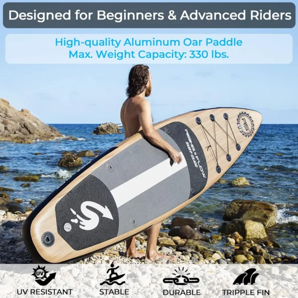 TideRunner – Heavy-Duty Inflatable Paddleboard (Full kit included) - Image 3