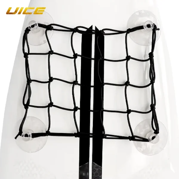 Surf Cargo Net Kayak Deck Cargo Net with 4 Suction Cups For SUP Paddle Board Bungee Cargo Kayak Deck Marine Accessories - Image 5