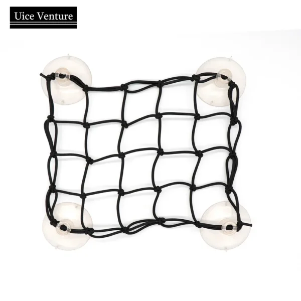 Surf Cargo Net Kayak Deck Cargo Net with 4 Suction Cups For SUP Paddle Board Bungee Cargo Kayak Deck Marine Accessories