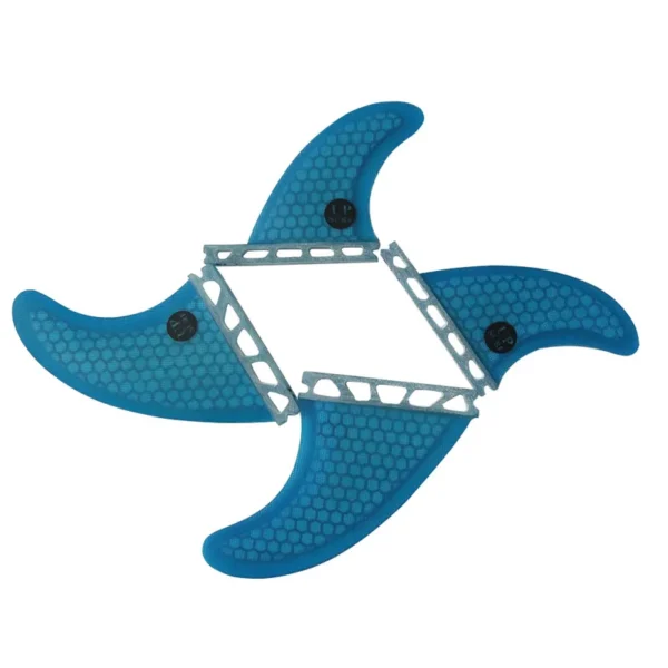 Single Tab Base Quad Fins M+GL 4pcs/set Honeycomb UPSURF FUTURE Quad Fins Quilha Surf Fins Sup Accessories G5+GL Swin Fins - Image 2