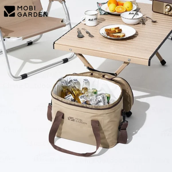MOBI GARDEN 20L Ice Cooler Insulated Bag for Camping Outdoor Picnic Beach Drinks Beer Travel Food Storage Bag Leakproof PVC Pack - Image 6