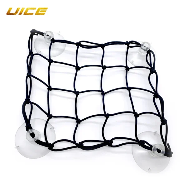 Surf Cargo Net Kayak Deck Cargo Net with 4 Suction Cups For SUP Paddle Board Bungee Cargo Kayak Deck Marine Accessories - Image 3