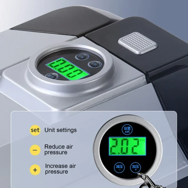 12V 20PSI Electric SUP Air Pump Quick Air Inflator with Digital Display for Inflatable SUP Stand Up Outdoor Paddle Board Boat - Image 3
